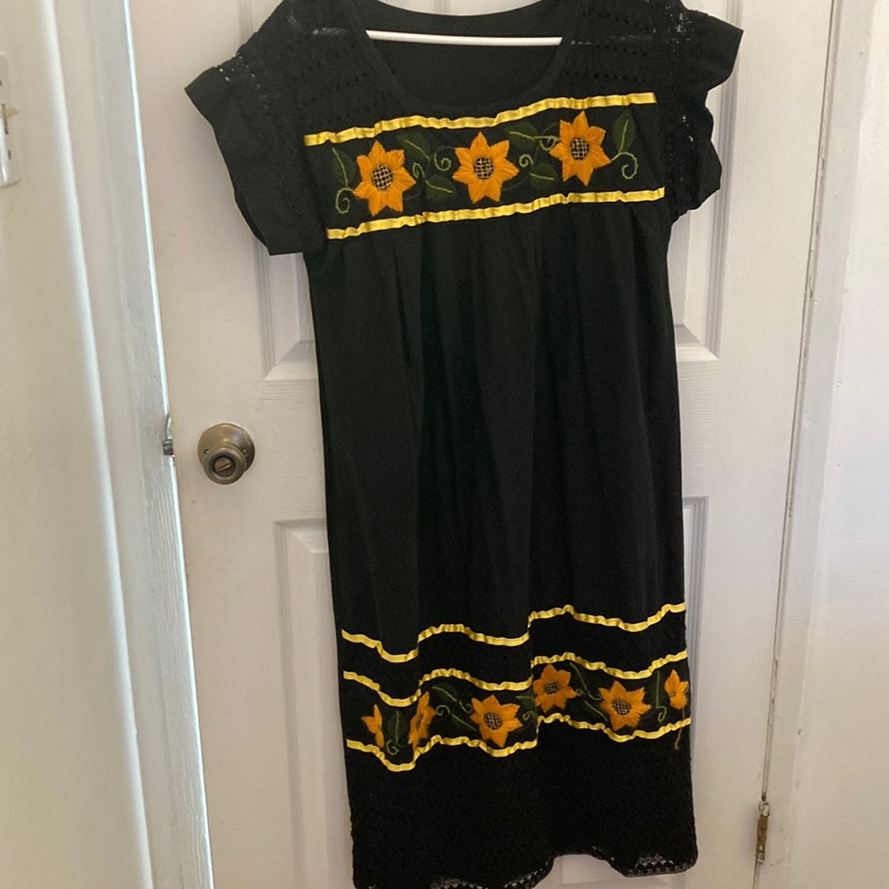 Mexican Sunflower dress